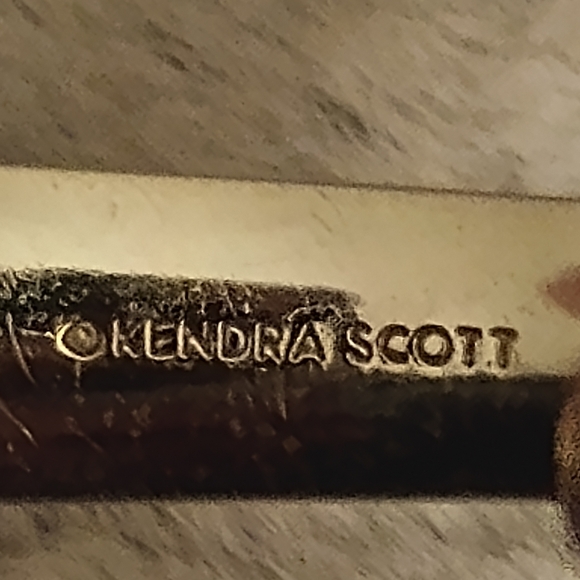 Kendra Scott Hammered Gold Cuff - Picture 2 of 5